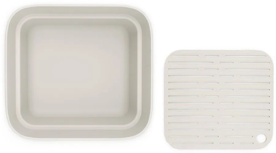 Világosszürke műanyag mosogató tál csepegtetővel SinkSide – Brabantia