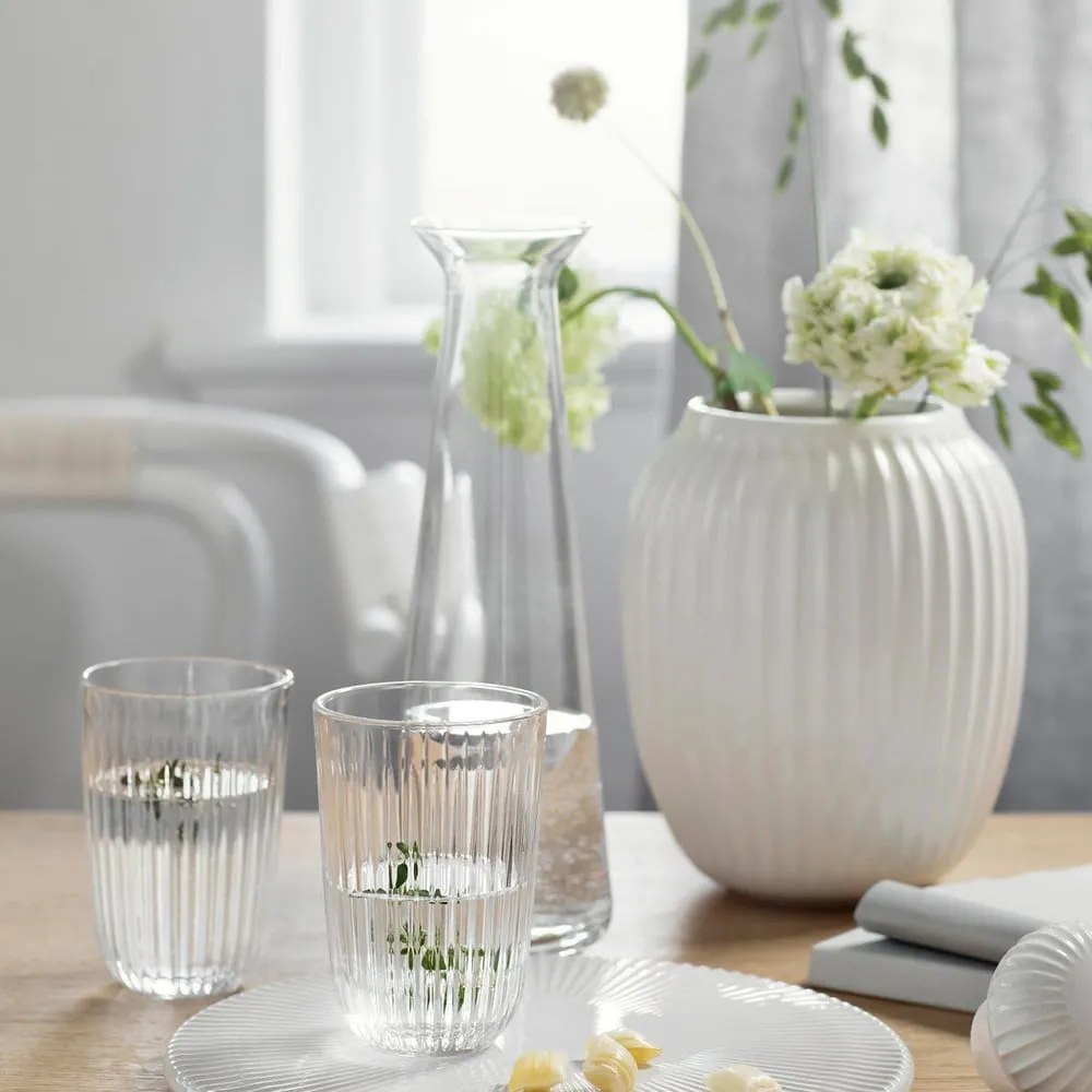 Hammershoi fehér agyagkerámia váza, magasság 20 cm - Kähler Design