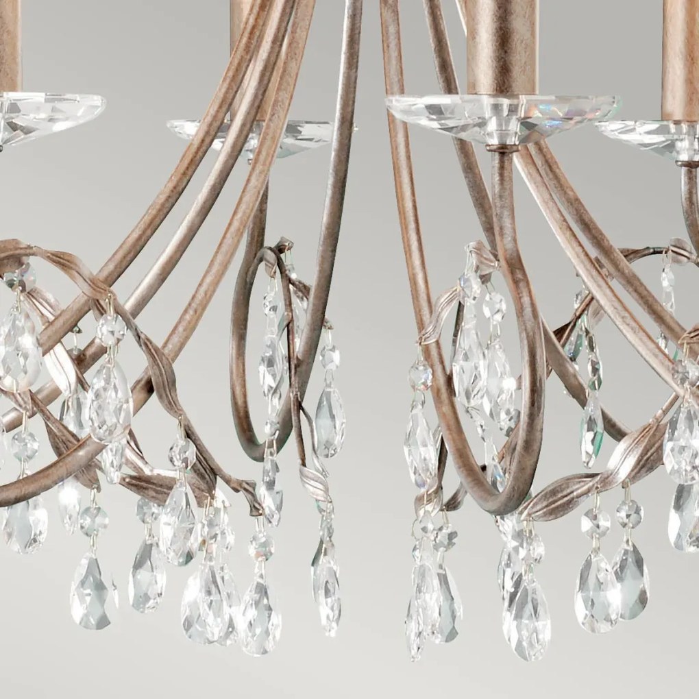 Elstead Lighting CHRISTINA CRT8-SILVER-GOLD Csillár 8x60W/E14