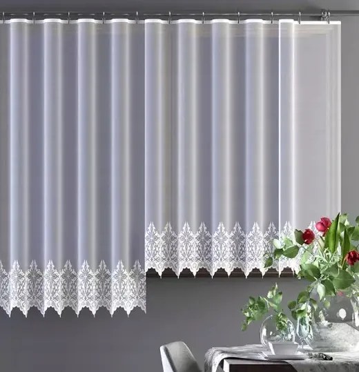 Mg Függöny 618/444 Fehér 350x230cm Kész Szalaggal M