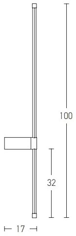 Zambelis 20117 - LED Fali lámpa LED/20W/230V arany