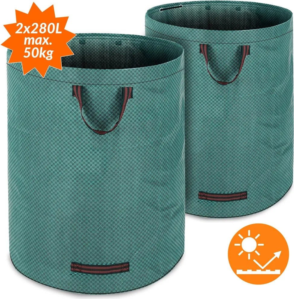 Kerti táska, 2 darabos szett, 280 liter, max 50 kg
