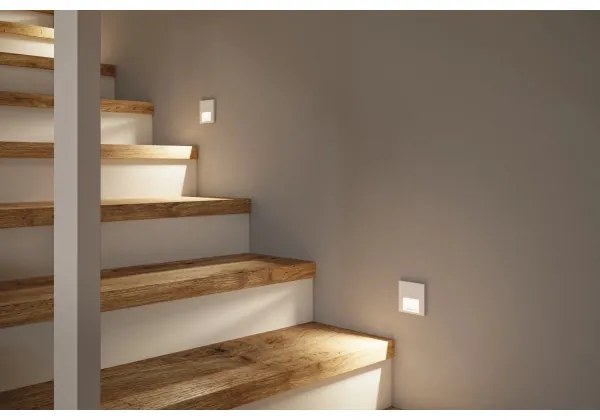 Paulmann 80002 - LED 1W lépcsővilágítás TSARO érzékelővel 230V vezetékes/fehér