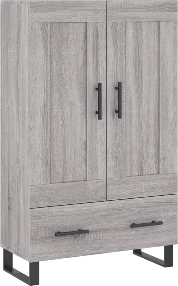 vidaXL szürke sonoma szerelt fa magasszekrény 69,5 x 31 x 115 cm