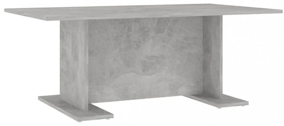 betonszürke szerelt fa dohányzóasztal 103,5 x 60 x 40 cm