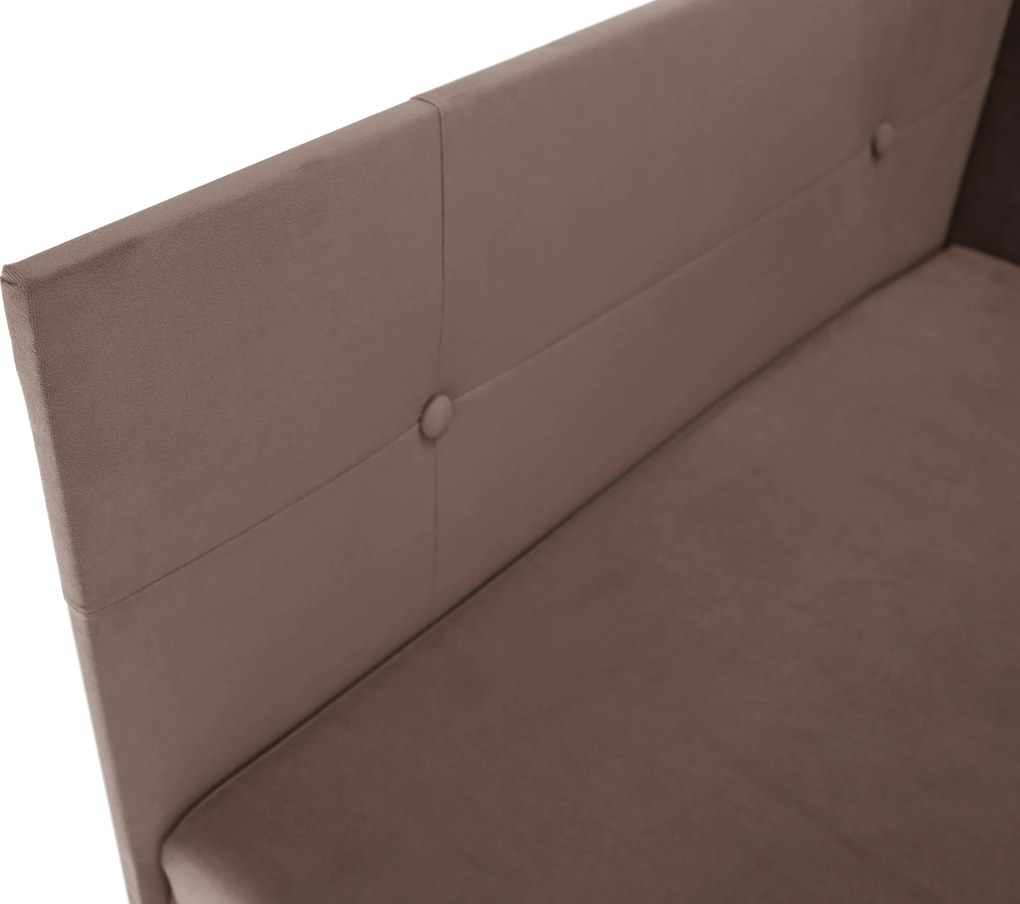 Heverő tárolóhellyel, barna Taupe, AURIA UNI