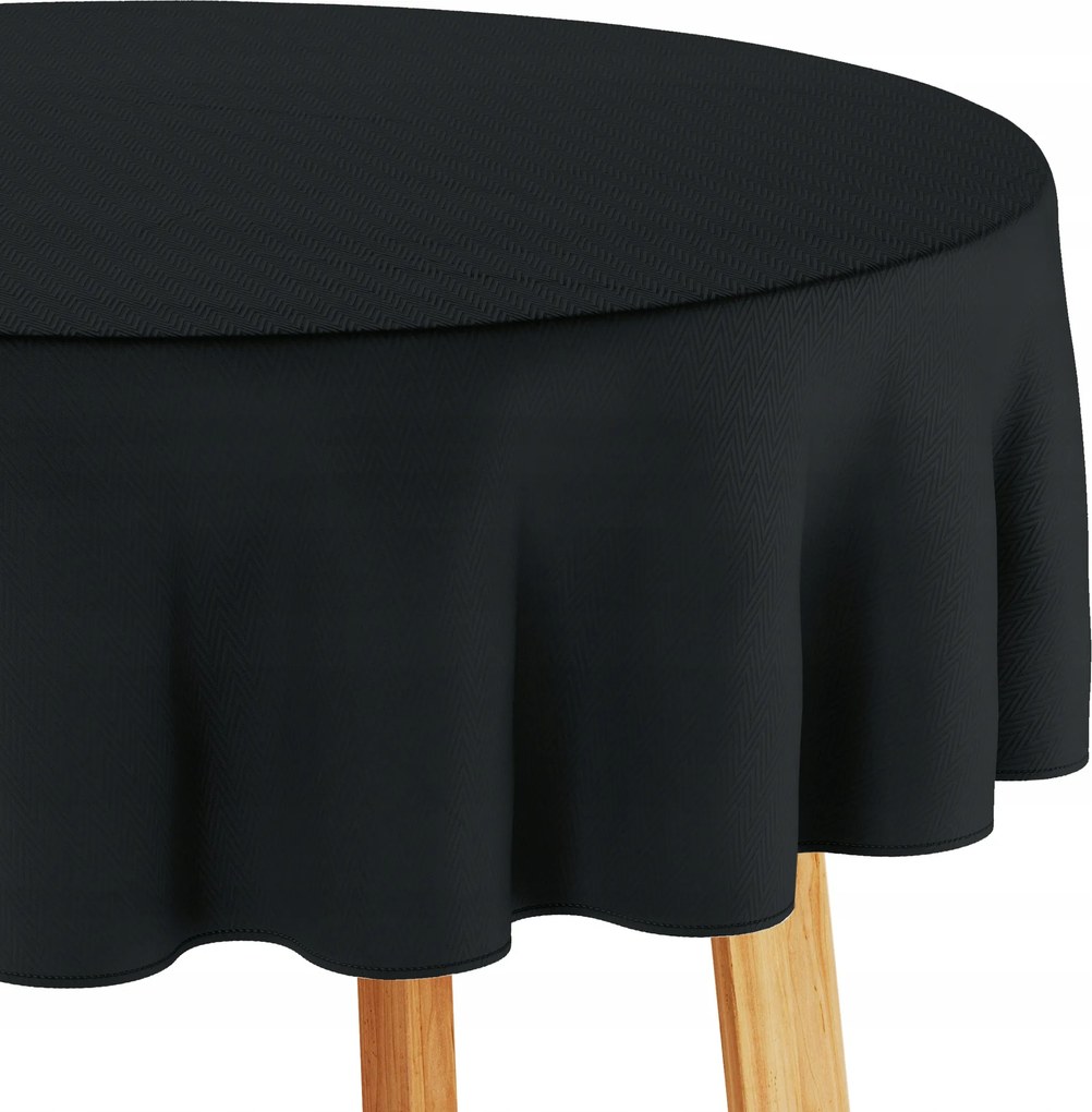 Abrosz foltálló Filumi Fekete 140x140 Kerek