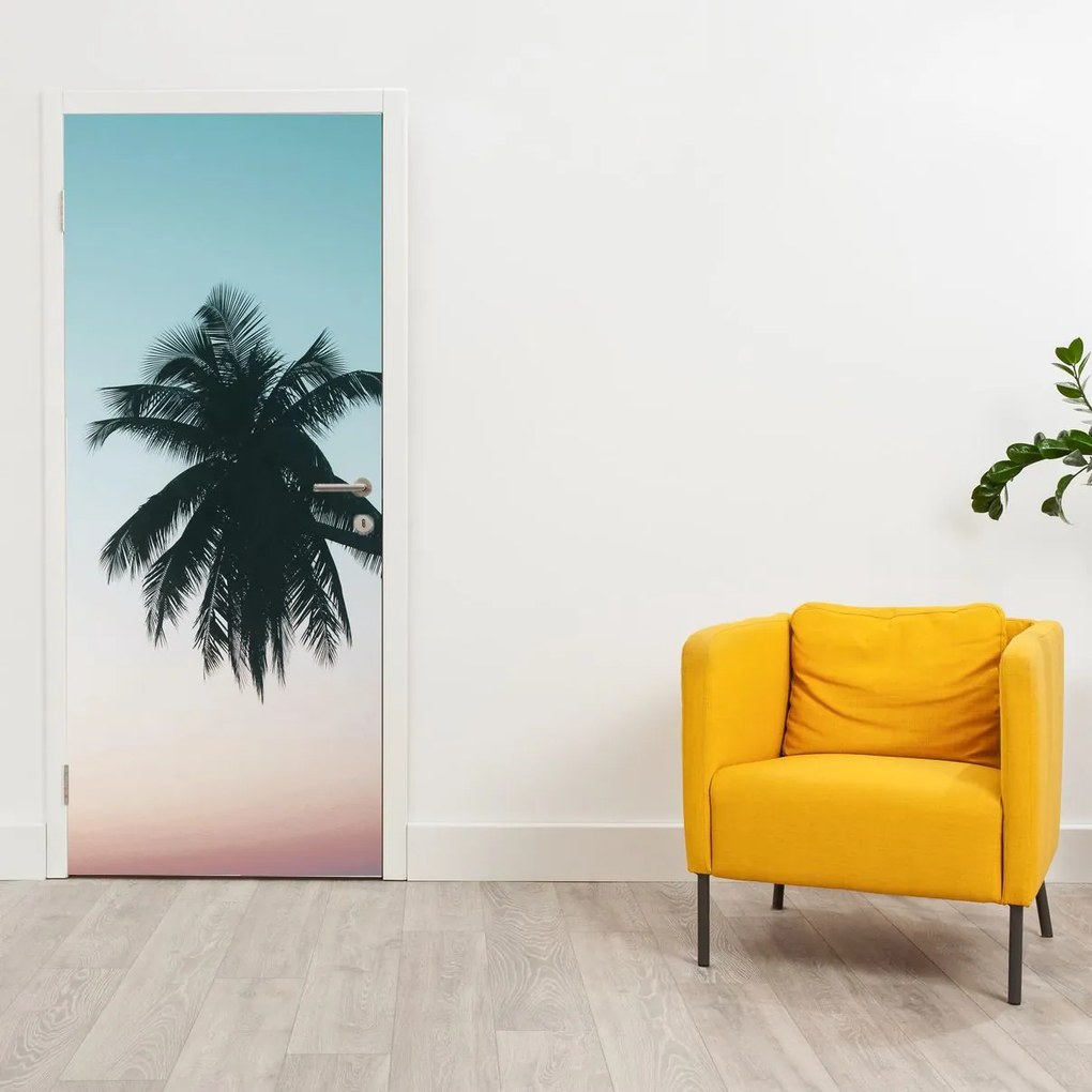 Fotótapéta ajtóra - Pálmafa Balin (95x205cm)
