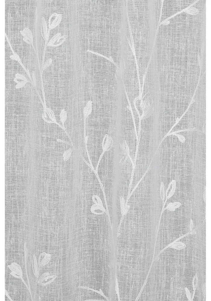 Fehér átlátszó függöny 45x140 cm - Gardinia