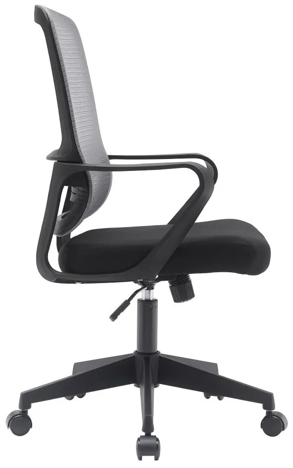 Irodai fotel SALOMI (szürke + fekete). 1091486