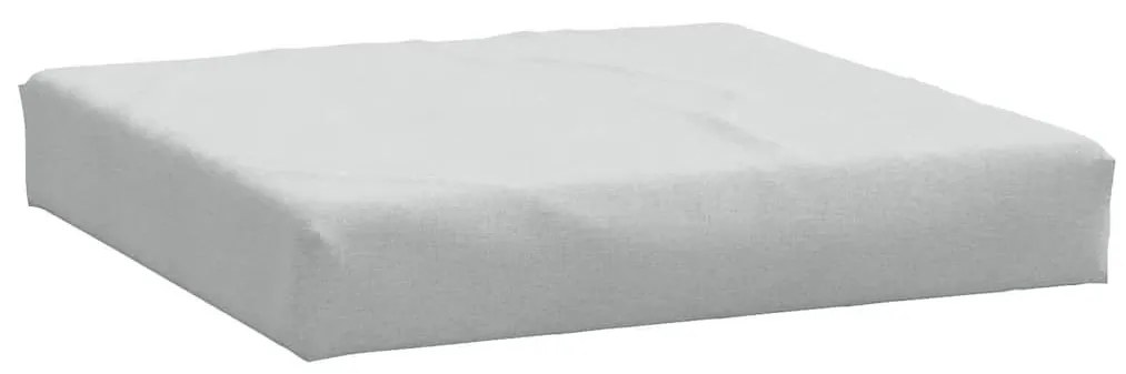 3 db melange világosszürke szövet raklappárna