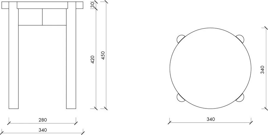 Piros bükkfa ülőke Hopp – noo.ma