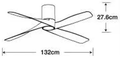 Lucci air 213351 - LED Dimmelhető ventilátor RIVIERA 1xGX53/12W/230V fekete + távirányító