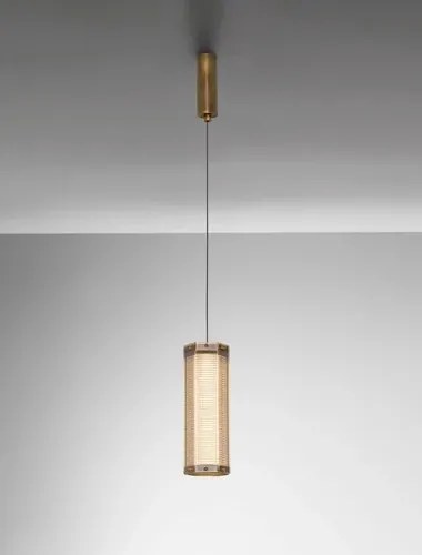 NOVA LUCE 9333213 ESSENZO antik réz LED függeszték lámpa – dimmelhető design világítás