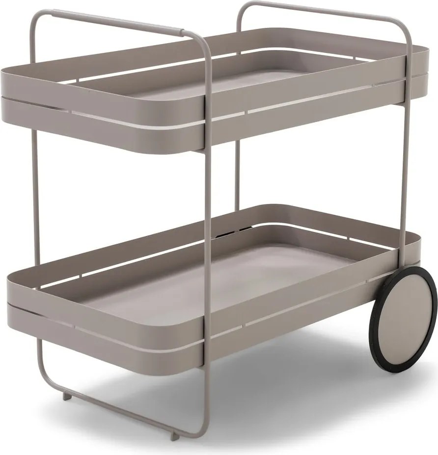 Fém gurulós zsúrkocsi 74x42 cm Gin &amp; Trolley – Spinder Design