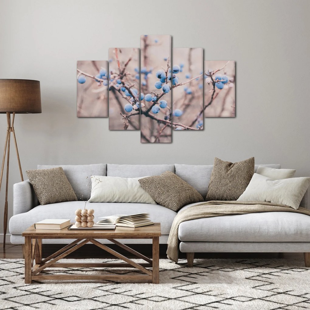 Bogyók egy bokor képe (150x105 cm)