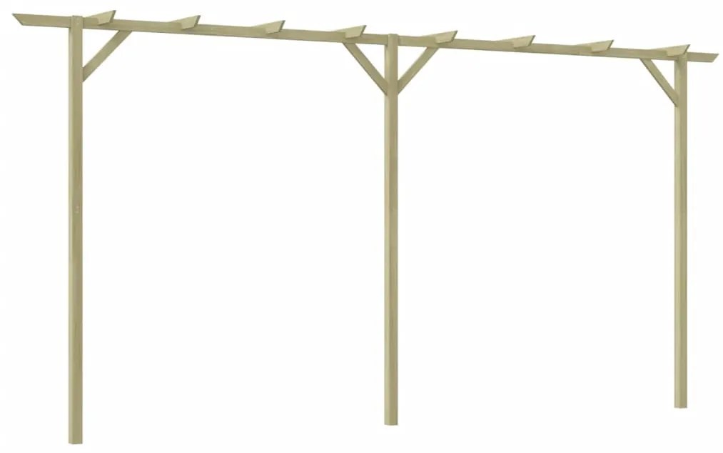 Fa kerti pergola 410 x 40 x 203 cm