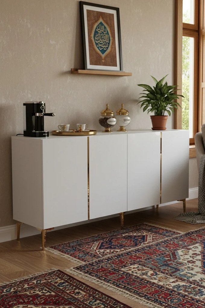 Poli 150 - White, Gold