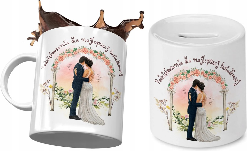 Tanúnak Bögre Ajándék persely szett fényképes nyomtatással