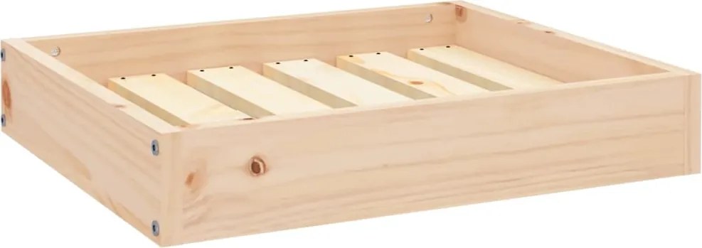 vidaXL tömör fenyőfa kutyaágy 51,5 x 44 x 9 cm
