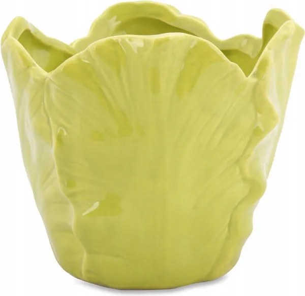 Szirmok tál zöld dekoratív szép