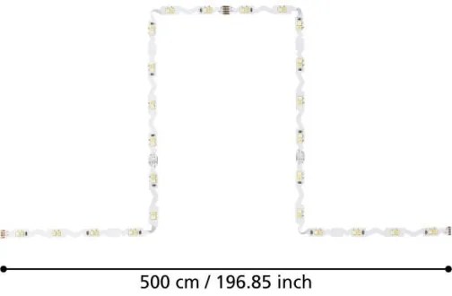 Eglo 99722 - LED Dimmelhető szalag 5m LED/23W/24/230V 2700-6500K + távirányító