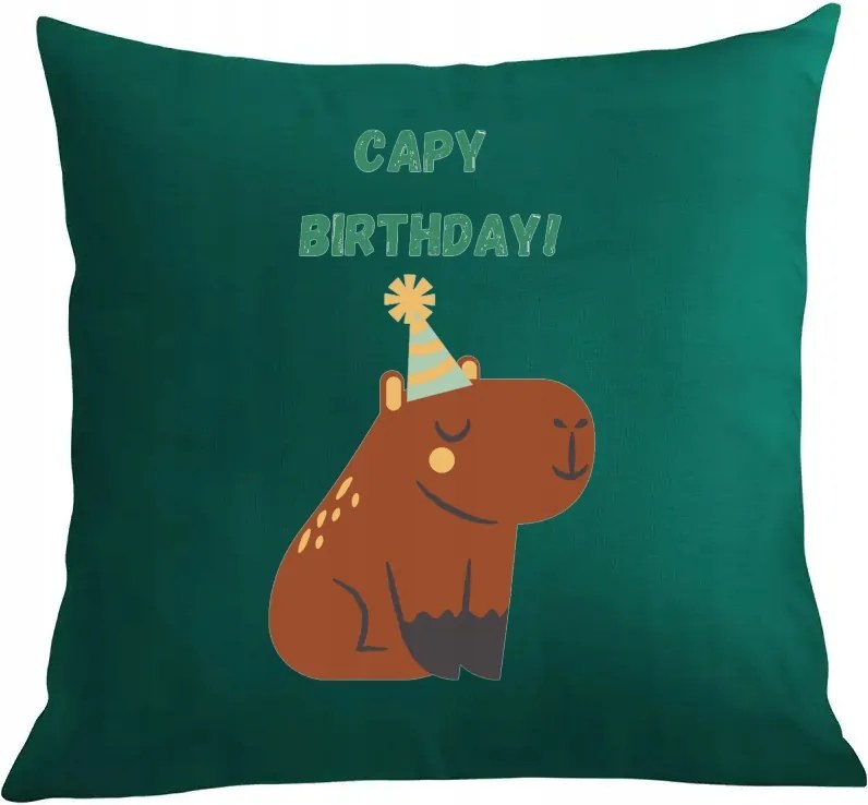 Párna párnahuzat Születésnapi ajándék Kapibara
