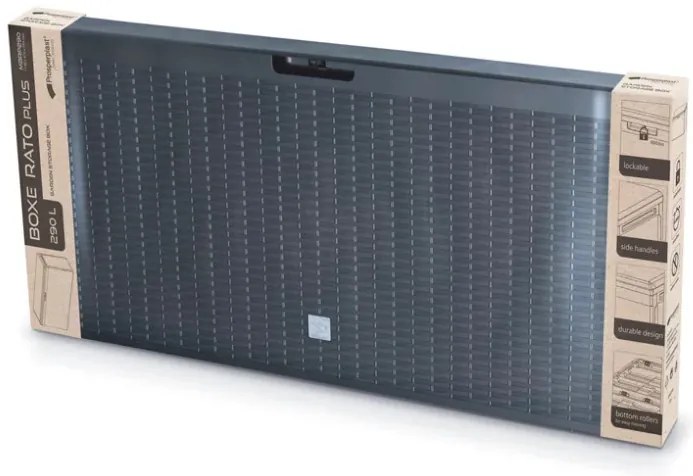 Prosperplast BOXE RATO PLUS kerti doboz antracit 290L