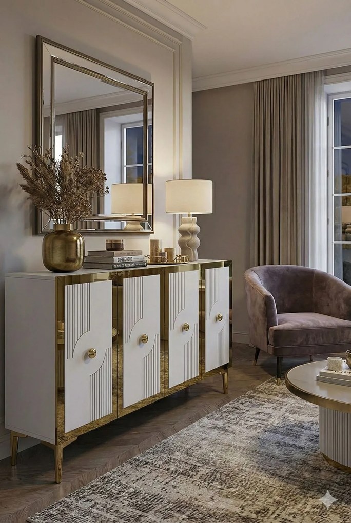Pega 120 - White, Gold