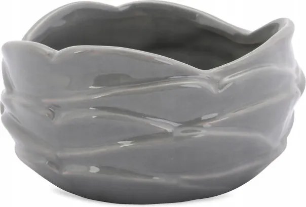 Tál tál kerek szürke dekoratív stílusos