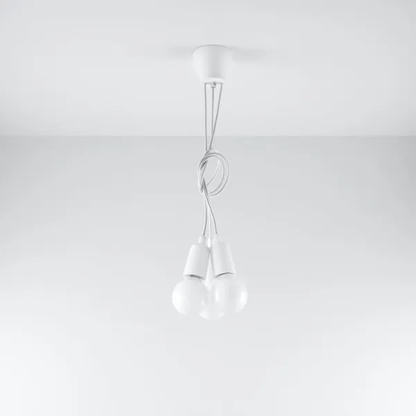 Csillár zsinóron DIEGO 3xE27/60W/230V