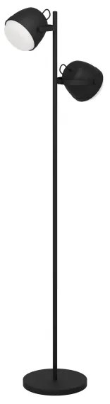 Eglo 390048 - Állólámpa UPANEMA 2xE27/28W/230V fekete