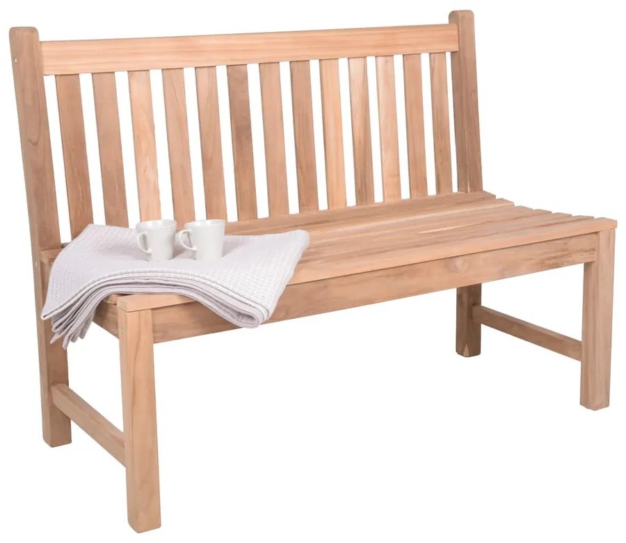 Natúr színű tömörfa kerti pad Solo – Garden Pleasure