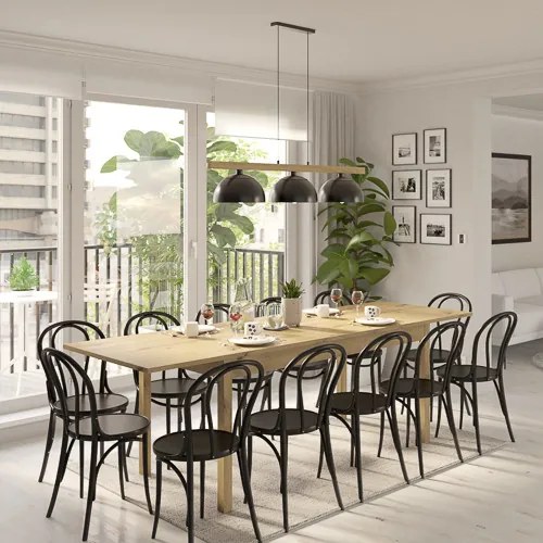 SENDI Étkezőasztal Tölgy Színben 160 cm