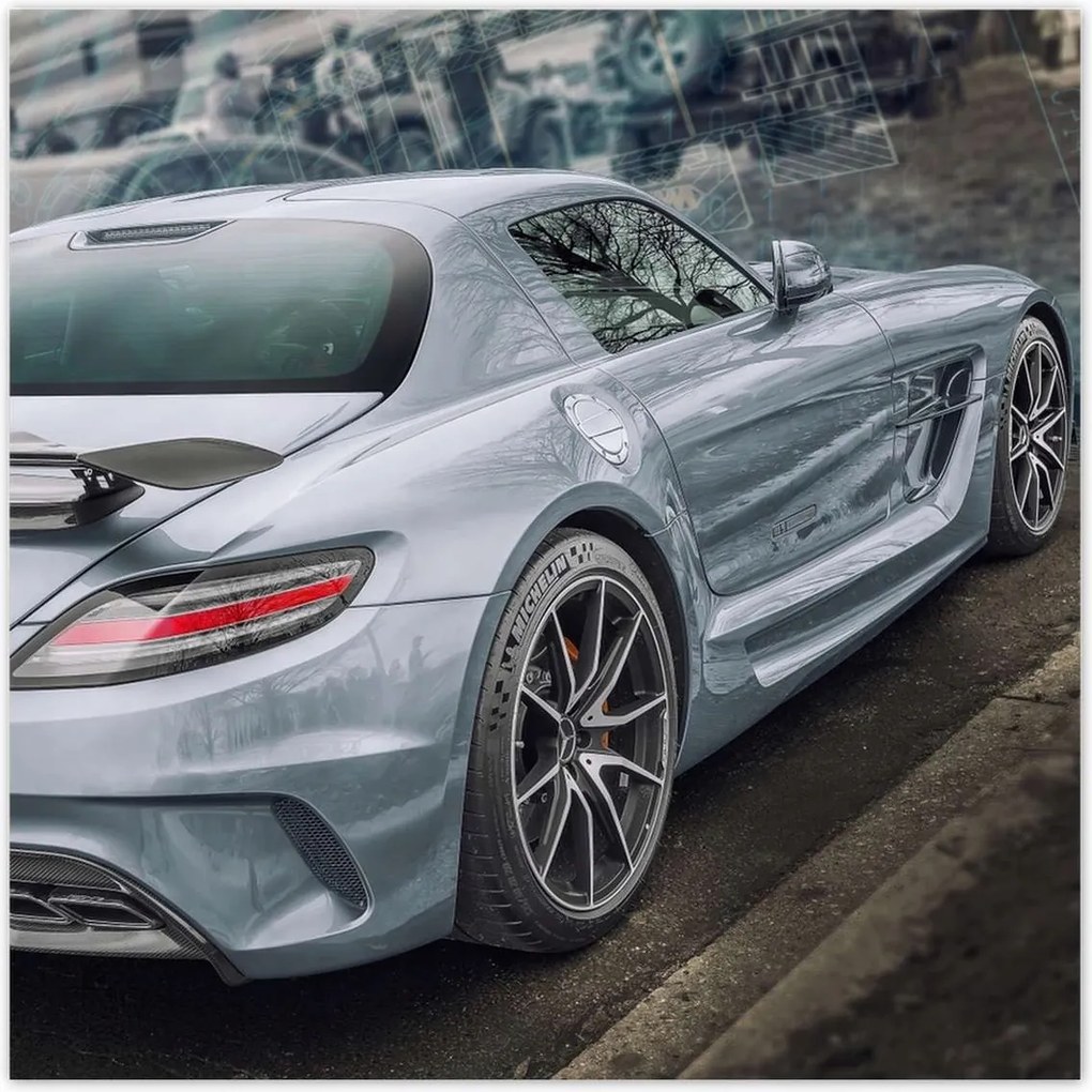 Poszterek 30x30 Mercedes-Benz Amg Sls