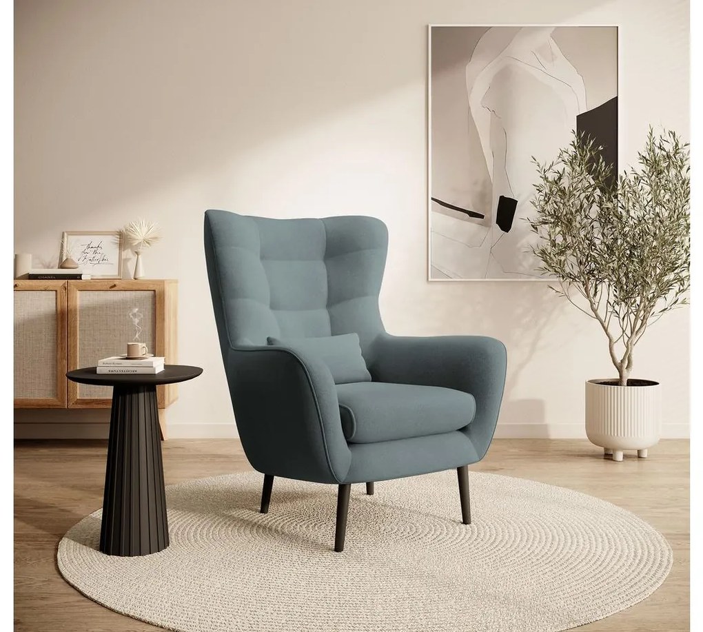 Fotel Veneza 1 (szürke + fekete) . 1098924