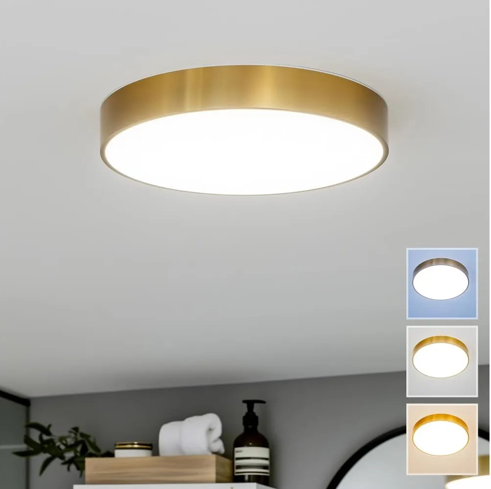 BRILAGI - LED Fürdőszobai mennyezeti lámpatest POOL LED/36W/230V átm. 40 cm IP54 arany