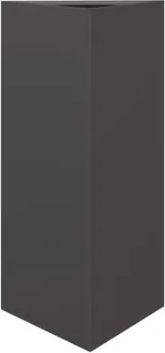 Supremo kaspó, Tüv által tesztelt, fekete 40x40x100cm