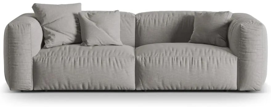 Világosszürke moduláris kanapé 240 cm Martina – Micadoni Home