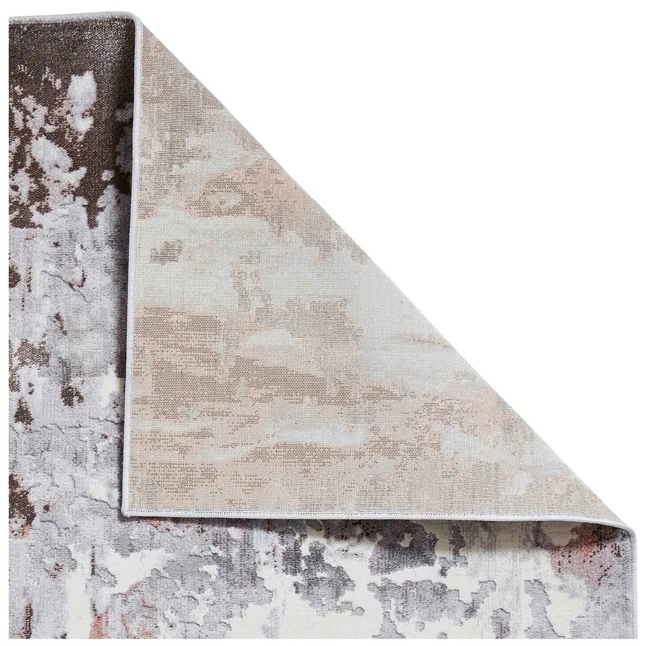 Apollo szürke-rózsaszín szőnyeg, 160 x 220 cm - Think Rugs