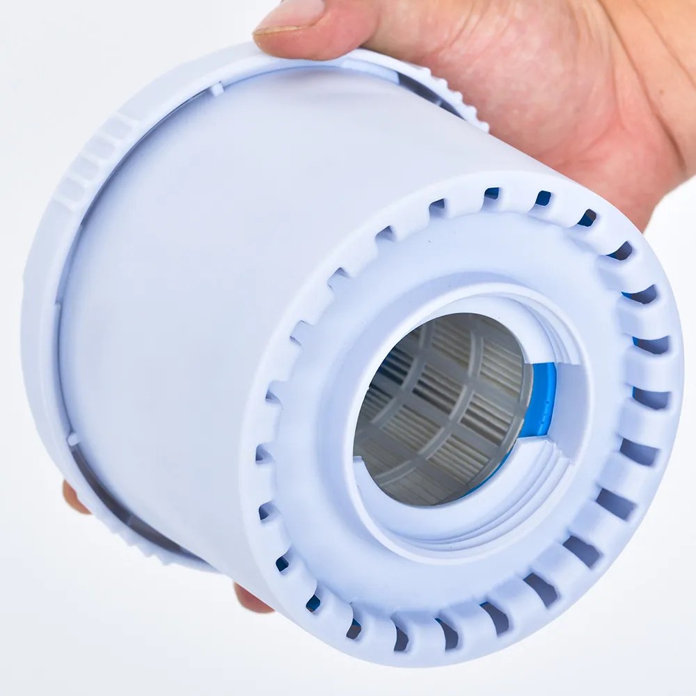 Avenli Philly szürke márvány mintás felfújható jakuzzi, 210 × 210 × 70 cm, 1300 l