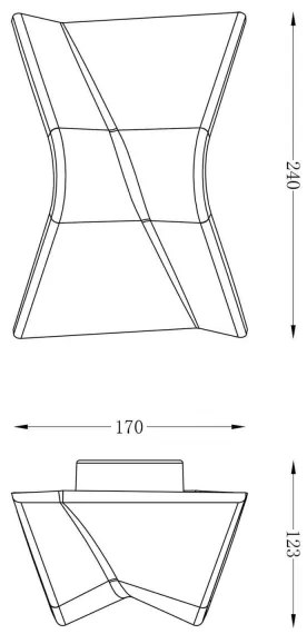 Deko-Light 341222 - LED Dimmelhető fali lámpa FLY LED/4W/230V 3000K fehér