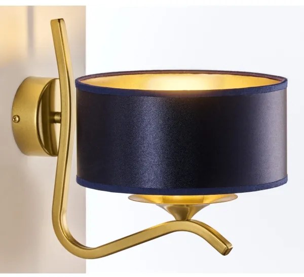 Jupiter 2115 - KASZMIR fali lámpa 1xE27/15W/230V kék/arany