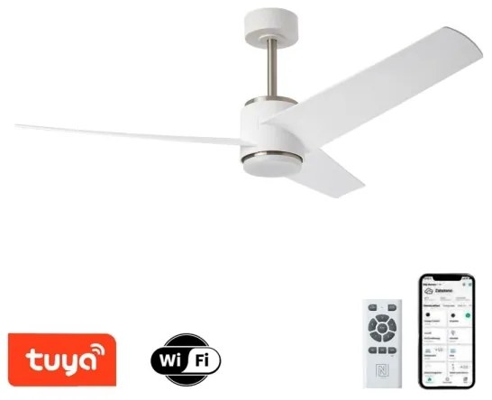 Immax NEO 07282L - LED+CCT dimmelhető mennyezeti ventilátor BEAUTY 18W/230V Wi-Fi Tuya + távirányító