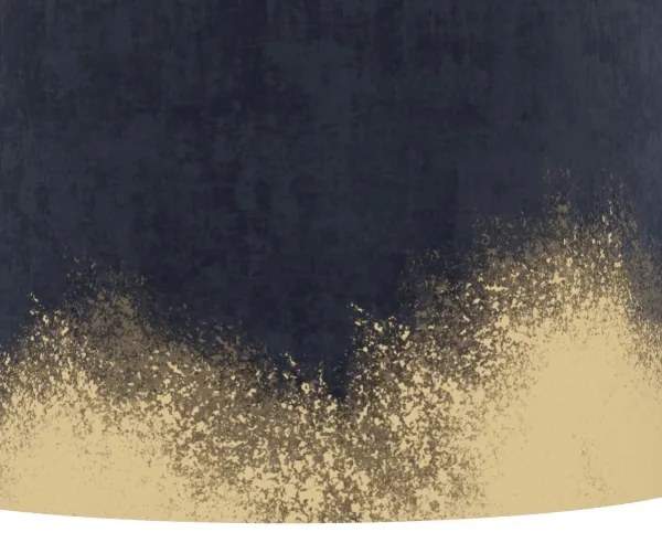 Eglo 39973 - Csillár zsinóron CASUARITA 1xE27/40W/230V átm. 38 cm kék/arany