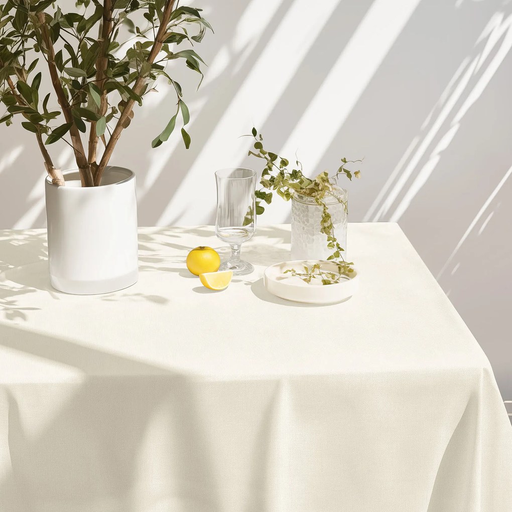 Goldea szögletes terítő malaga - krémszínű 100 x 100 cm