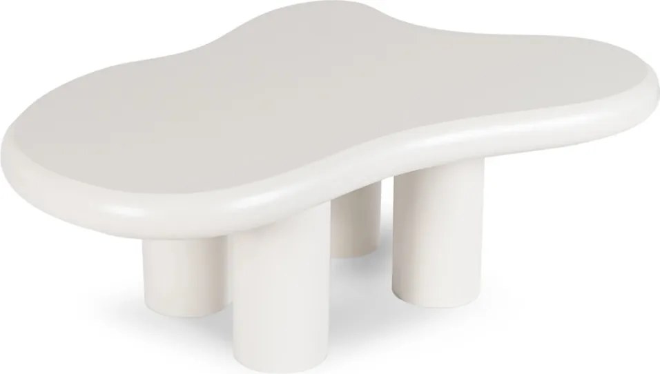 Dohányzóasztal fehér színben - PERLA