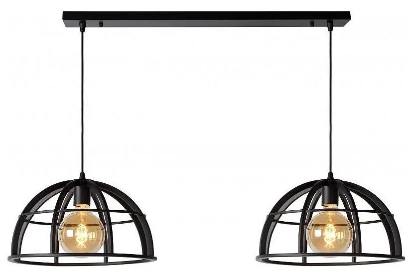 Lucide 76464/02/30 - Csillár zsinóron DIKRA 2xE27/60W/230V