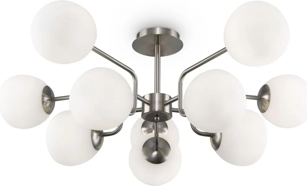 Maytoni modern mennyezeti lámpa erich fehér nikkel mymod221pl-10n