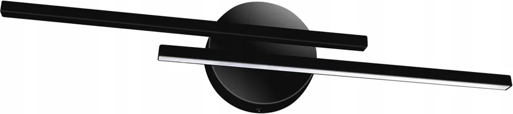 Fürdőszobai fali lámpa tükör fölé Gracia Led 2x7W 4100K IP44 fekete